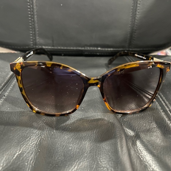 French Connection Brown Patterned Sunglasses - Picture 1 of 6
